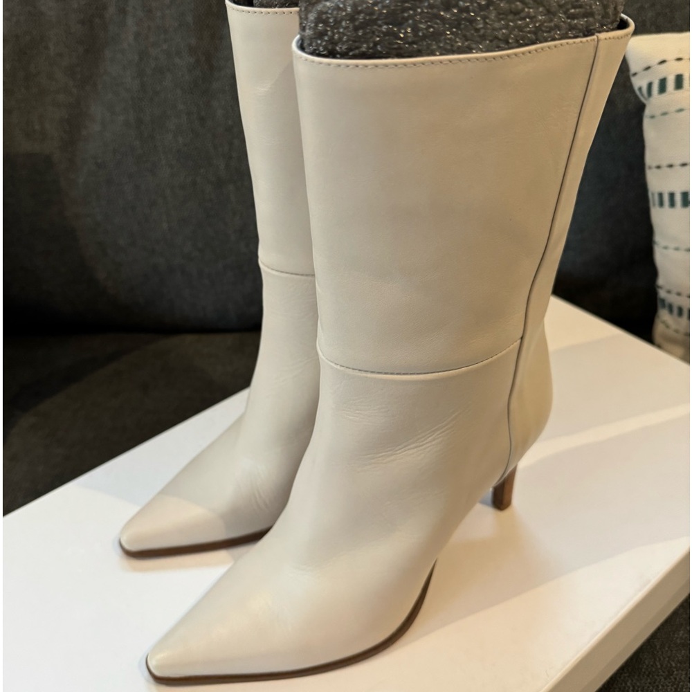 Zafi-Mar Coy Marfil 76mm Heel Pointe - white size 39